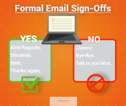 Email Sign-Offs for Follow-Up Email After Interview
