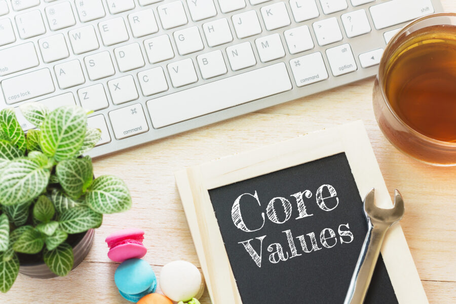Knowing core values helps when considering how to choose a career AND how to prepare for an interview 