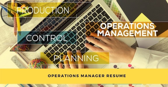 operations manager resume duties