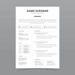 Resume document - keep your template updated to be ready 