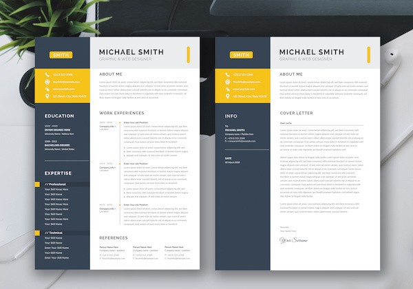 The design of an operations manager resume and cover letter match.